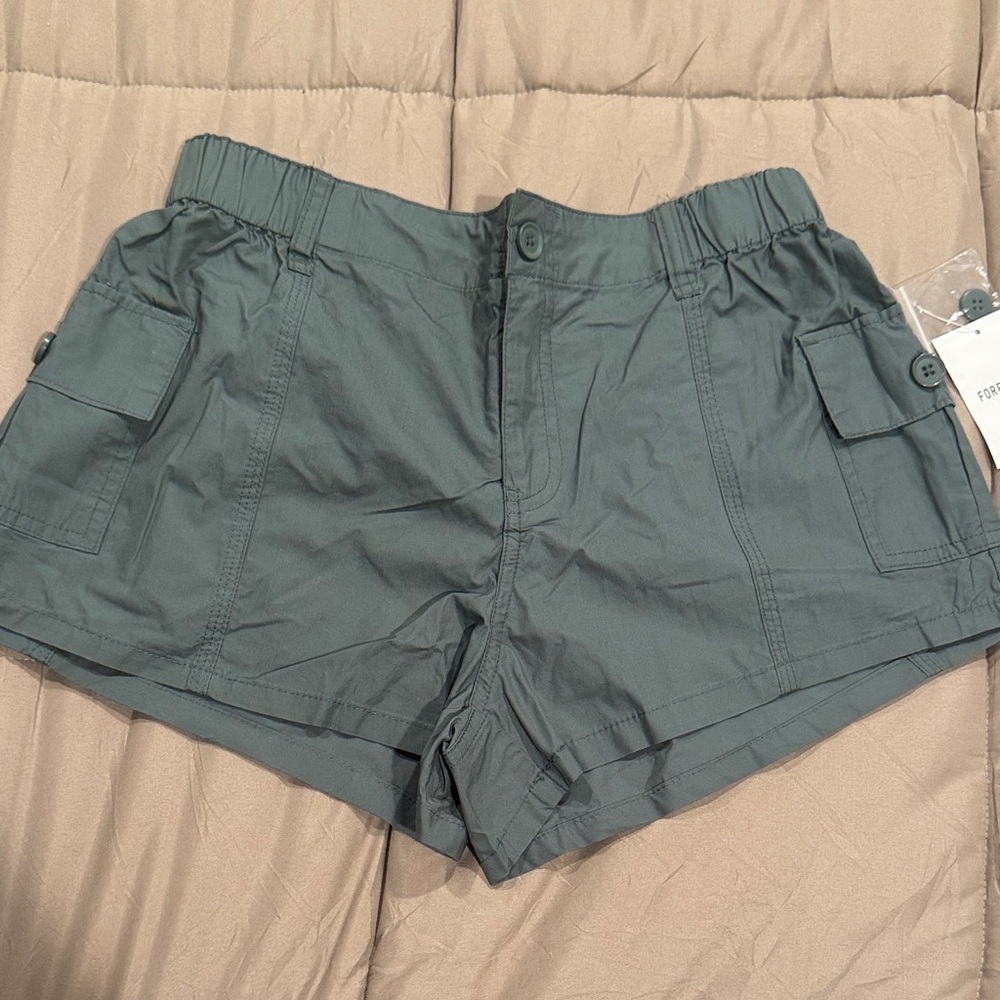 Forever 21 Cargo Utility Shorts